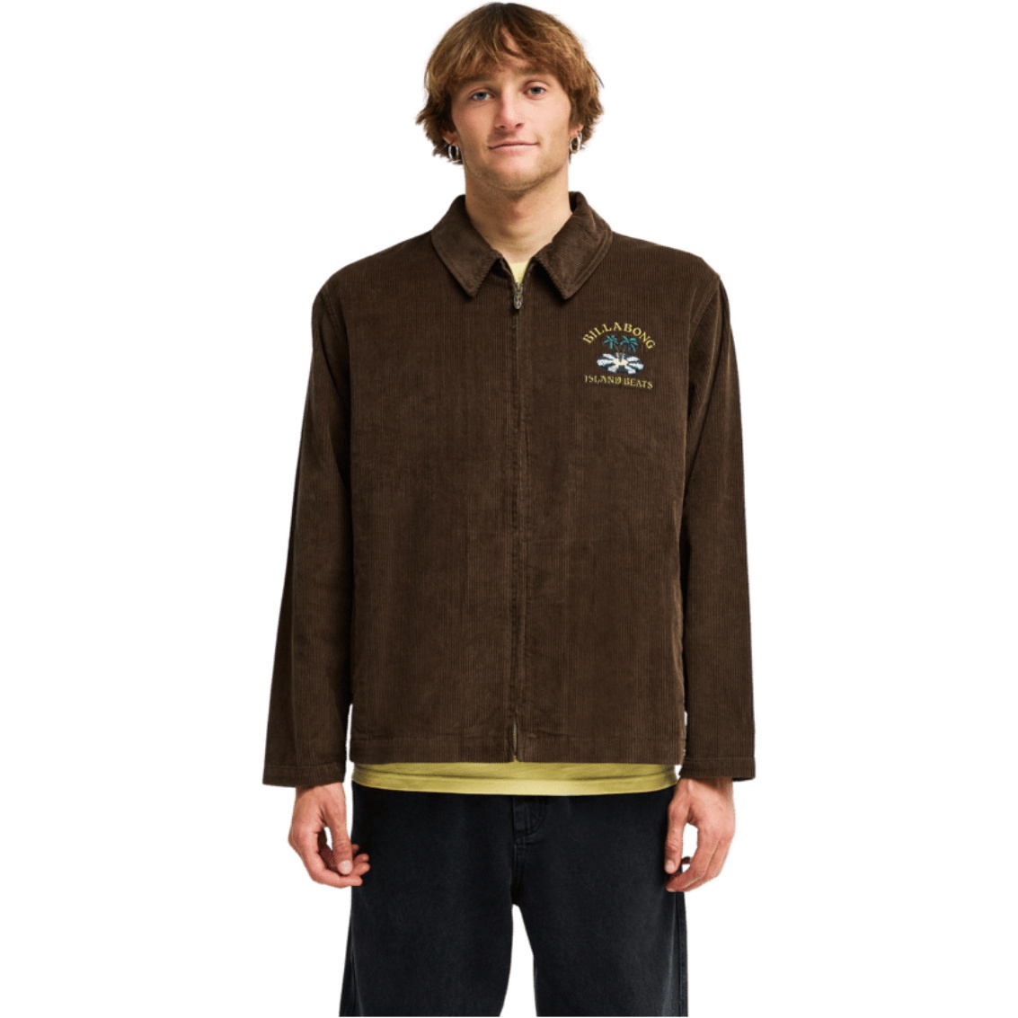 2026 Billabong Mens Pump Cord Work Jacket EBYJK00154 - Dark Cedar